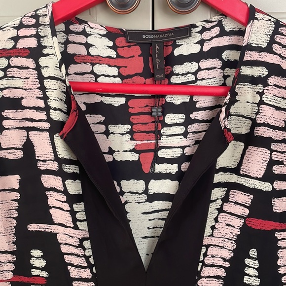 Bcbgmaxazria Tandori Spice Hi Low Long Sleeve Dress - Picture 7 of 11